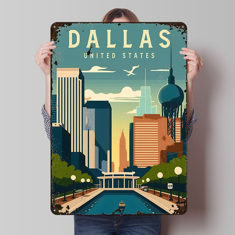Home Decor Dallas - Dallas Texas United States Printed Poster