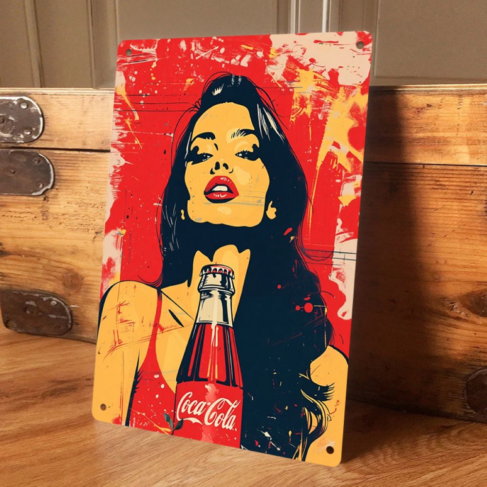 Home Decor Shop - 1PC 2D flat vintage Coca Cola