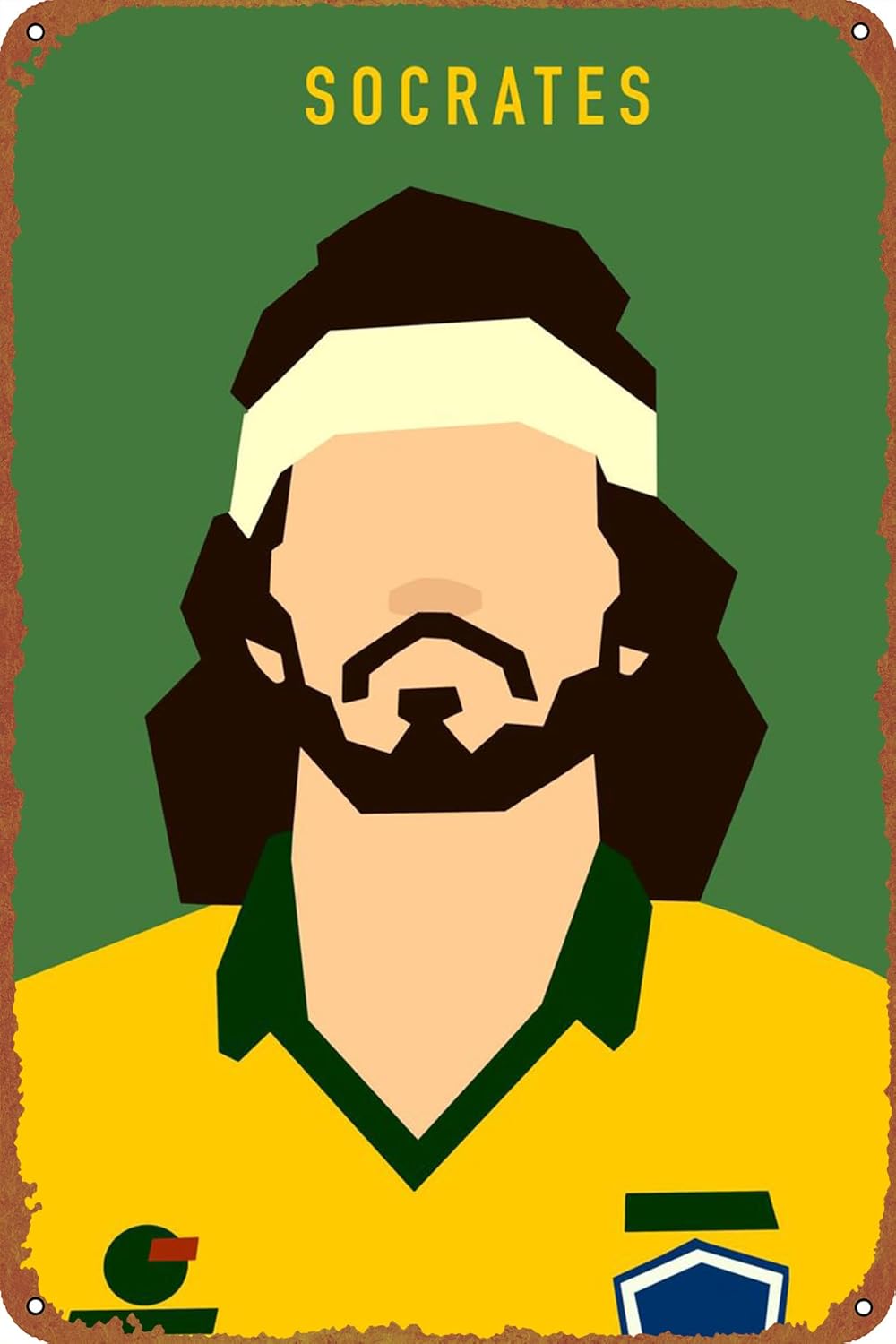 Home Decor Shop - Socrates Brazil Metal aluminum poster retro
