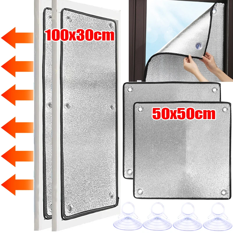 Home Decor Window Blinds - Window Sun Shade Universal Nail-free Roller