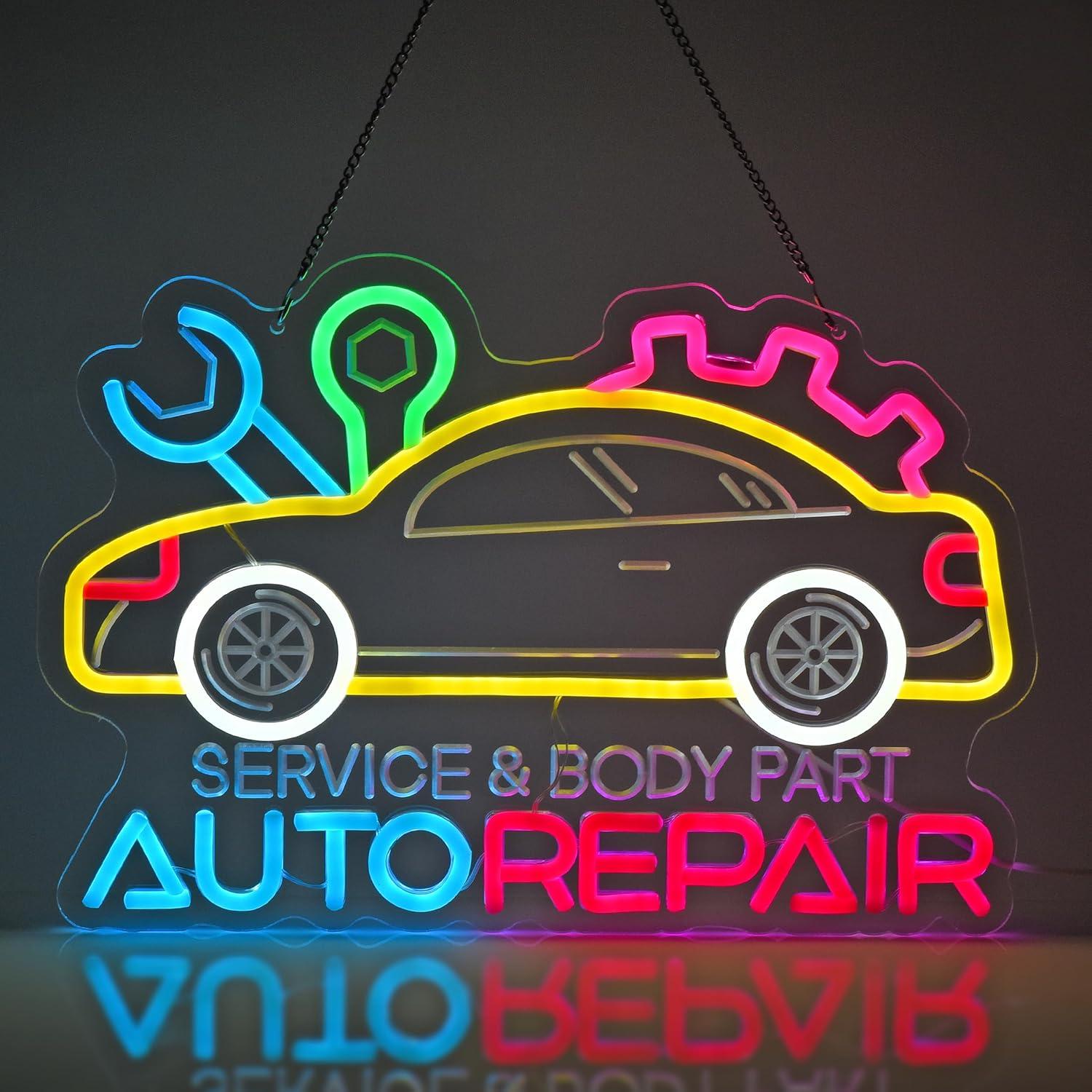 Home Decor Shop - Auto Repair Neon Sign Neon Light