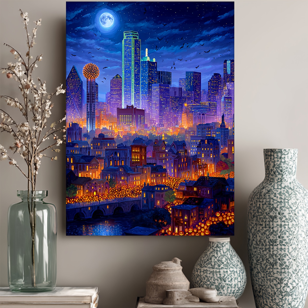 Home Decor Dallas - 500/1000/1200/2000PCS Puzzles for Adults Dallas Texas