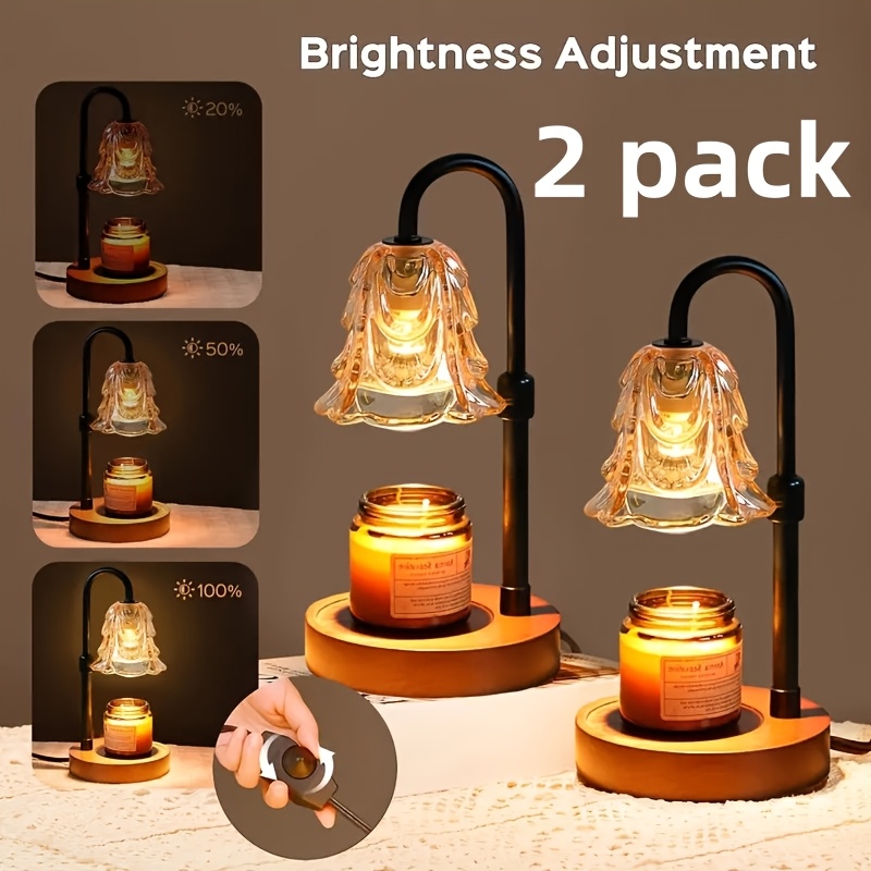 Home Decor Lamp - us2-Pack Candle Warmer Lamp, Candleholders, LED