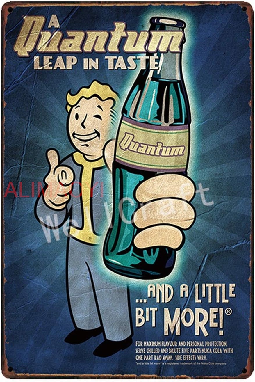 Home Decor Fallout 4 - Sign Plate, Metal Painting, Fallout 3