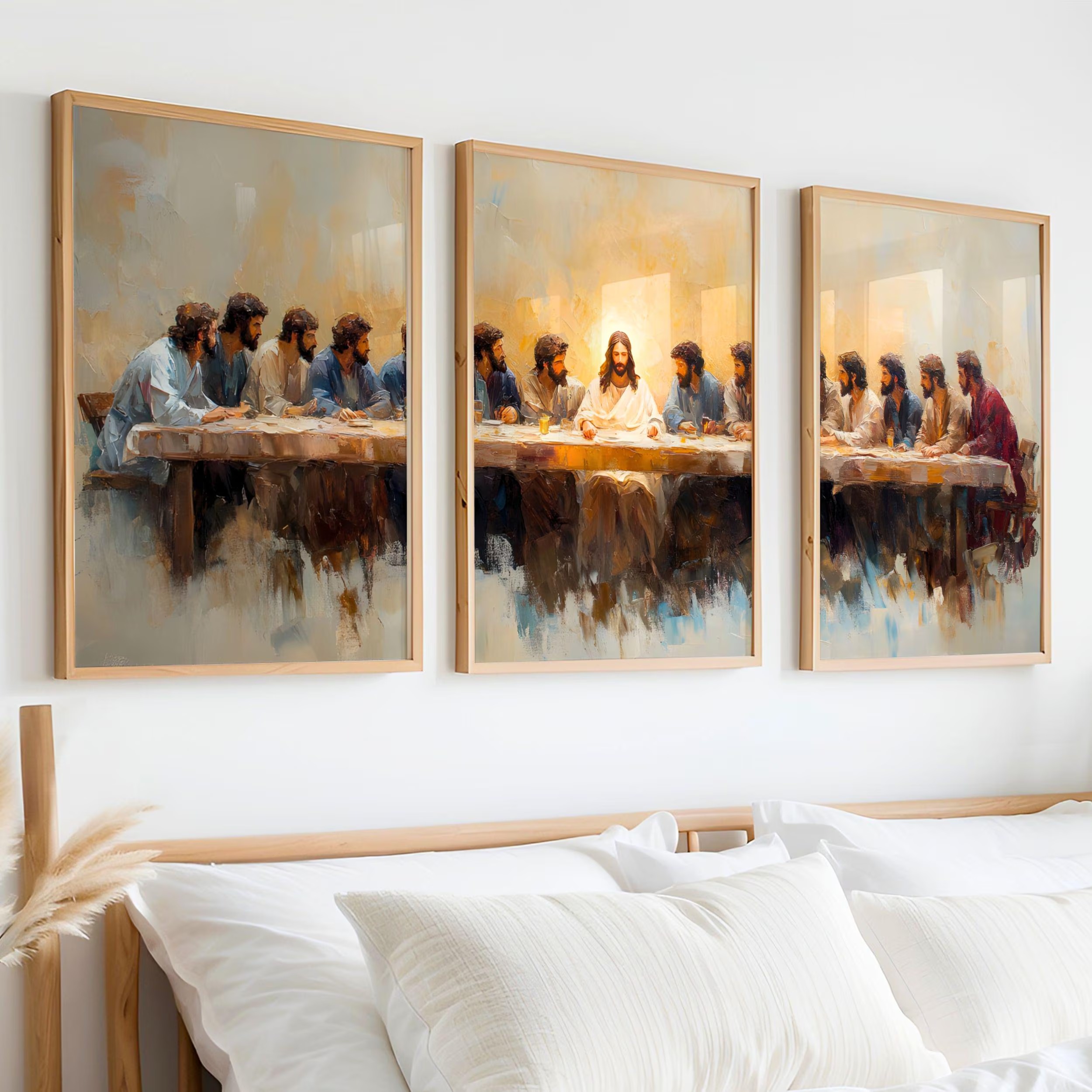 Home Decor Jesus - 3pcs/set The Last Supper Wall Art