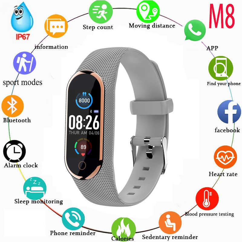 Vintage Alarm Clock - 2023 New M8 Smart Bracelet Heart