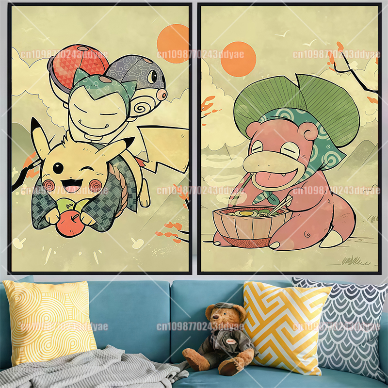Classic Pokemon Canvas Paintin - Canvas Painting review and price