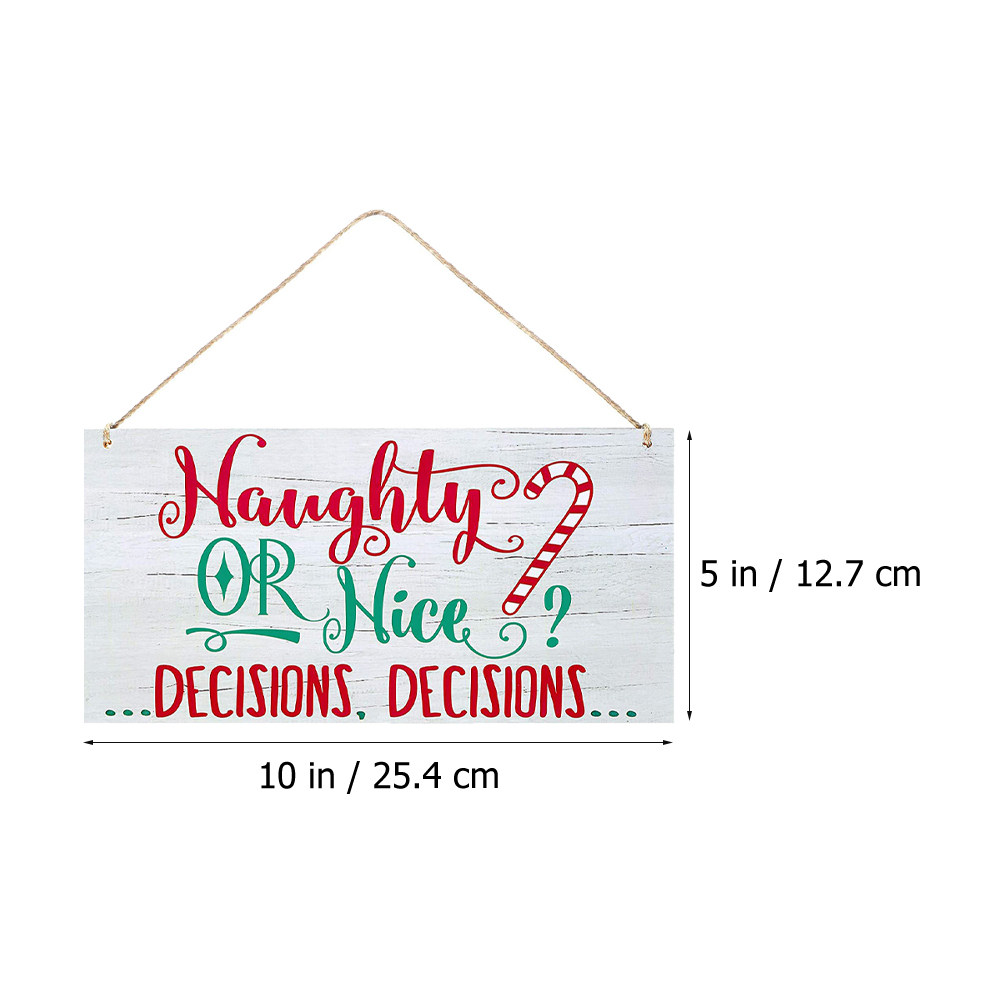 2Pcs Festive Wooden Xmas Door  - Home Decor Shop review and price