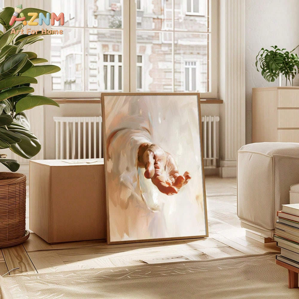 AZNM Christian Jesus Reaching  - Home Decor Jesus review and price