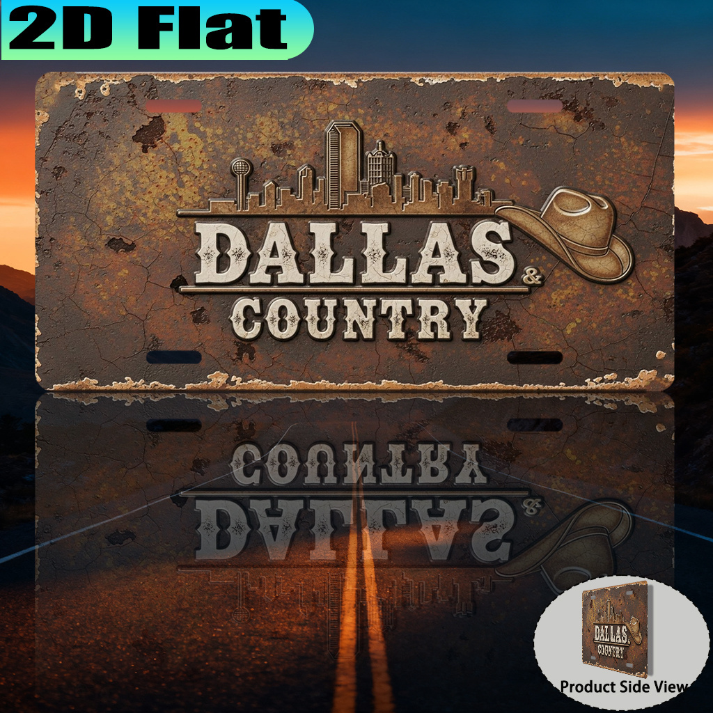2D Flat Dallas & Country Cowbo - Home Decor Dallas review and price