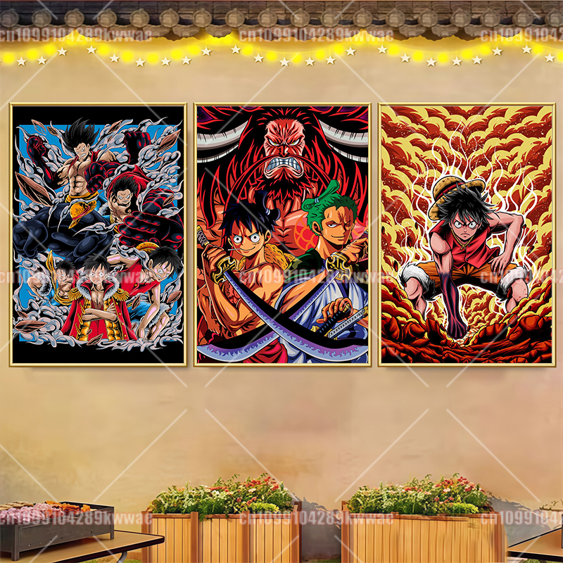 Classic One Piece Anime Cartoo - Canvas Painting review and price