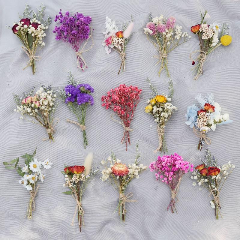 Wedding Groomsmen Buttonholes  - Dried Flower Bouquet review and price