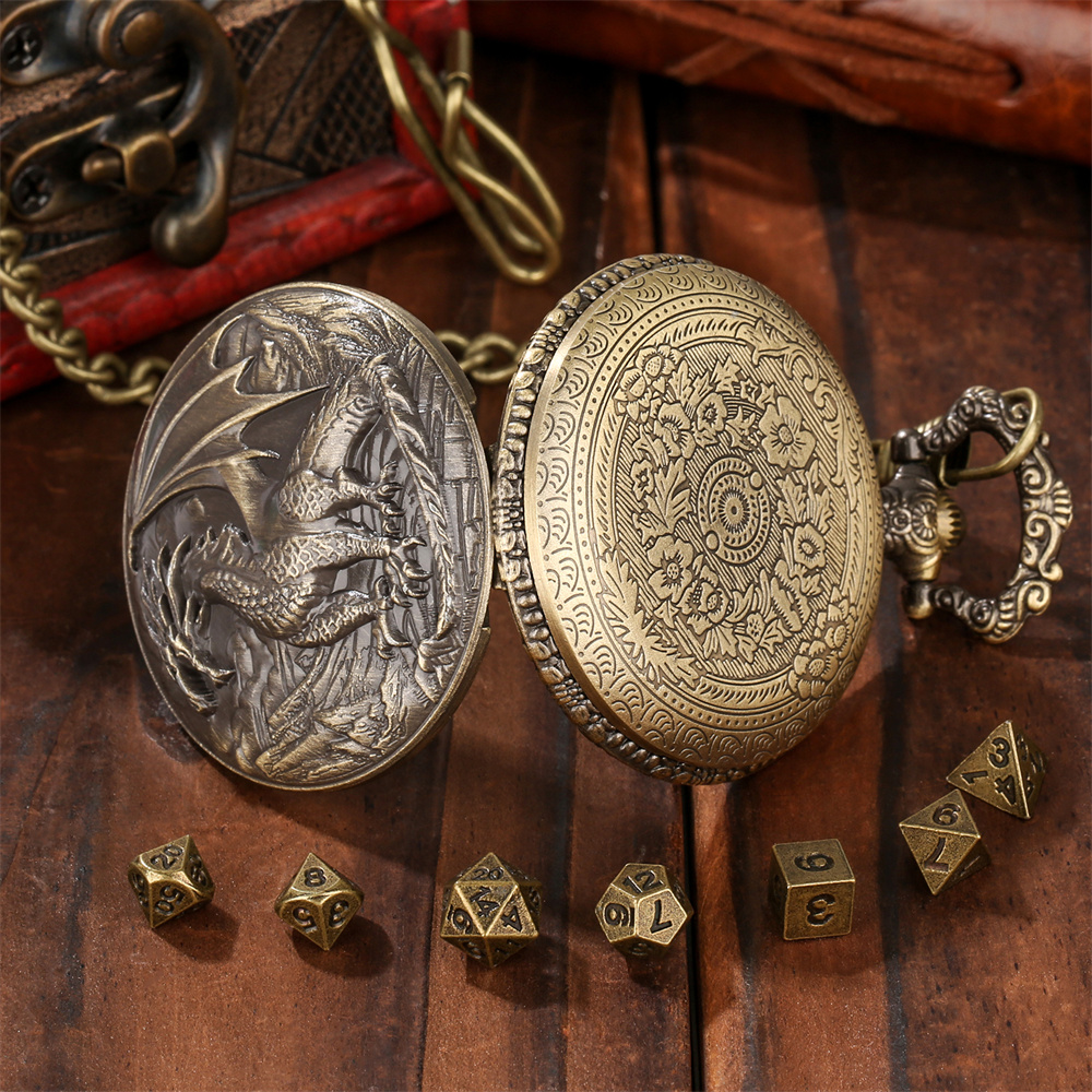 Vintage Metal Dragon Pocket Wa - Vintage Alarm Clock review and price