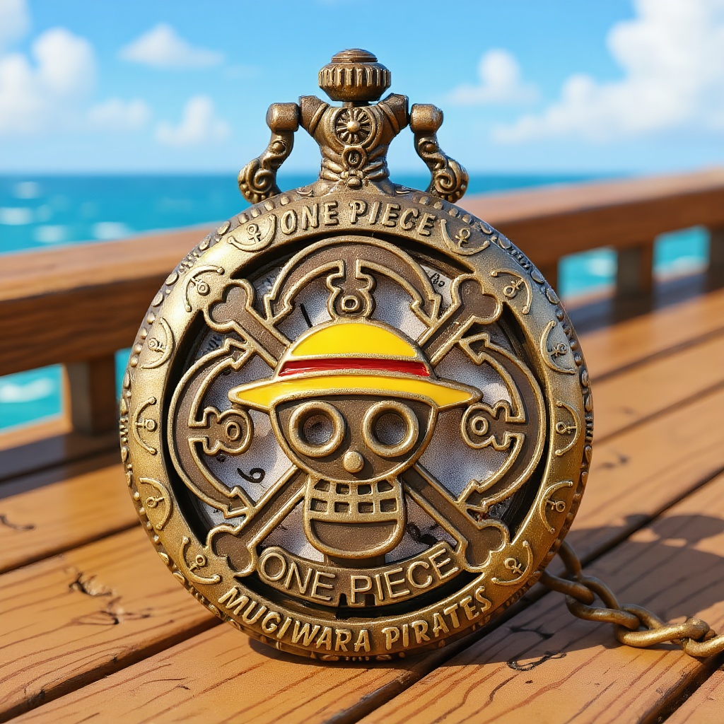 One Piece Anime Pocket Watch,  - Vintage Alarm Clock review and price