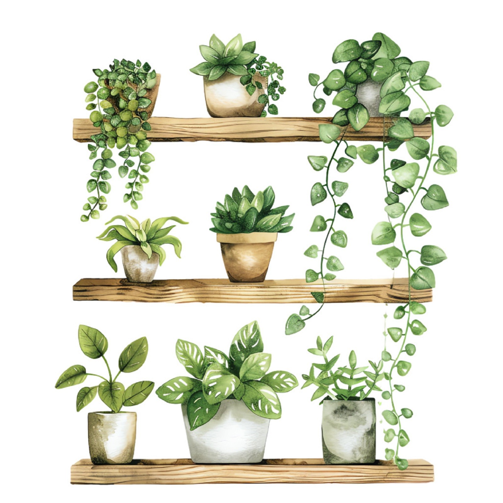 1pc Green Plant Potted Cute Ca - Home Decor Window Blinds review and price