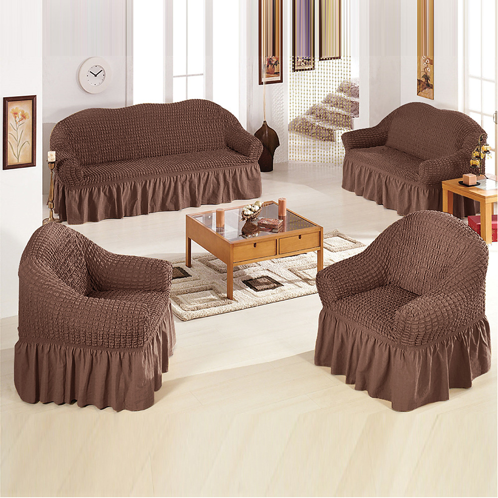 Elastic Seersucker Sofa Cover  - Home Decor Fallout 4 review and price