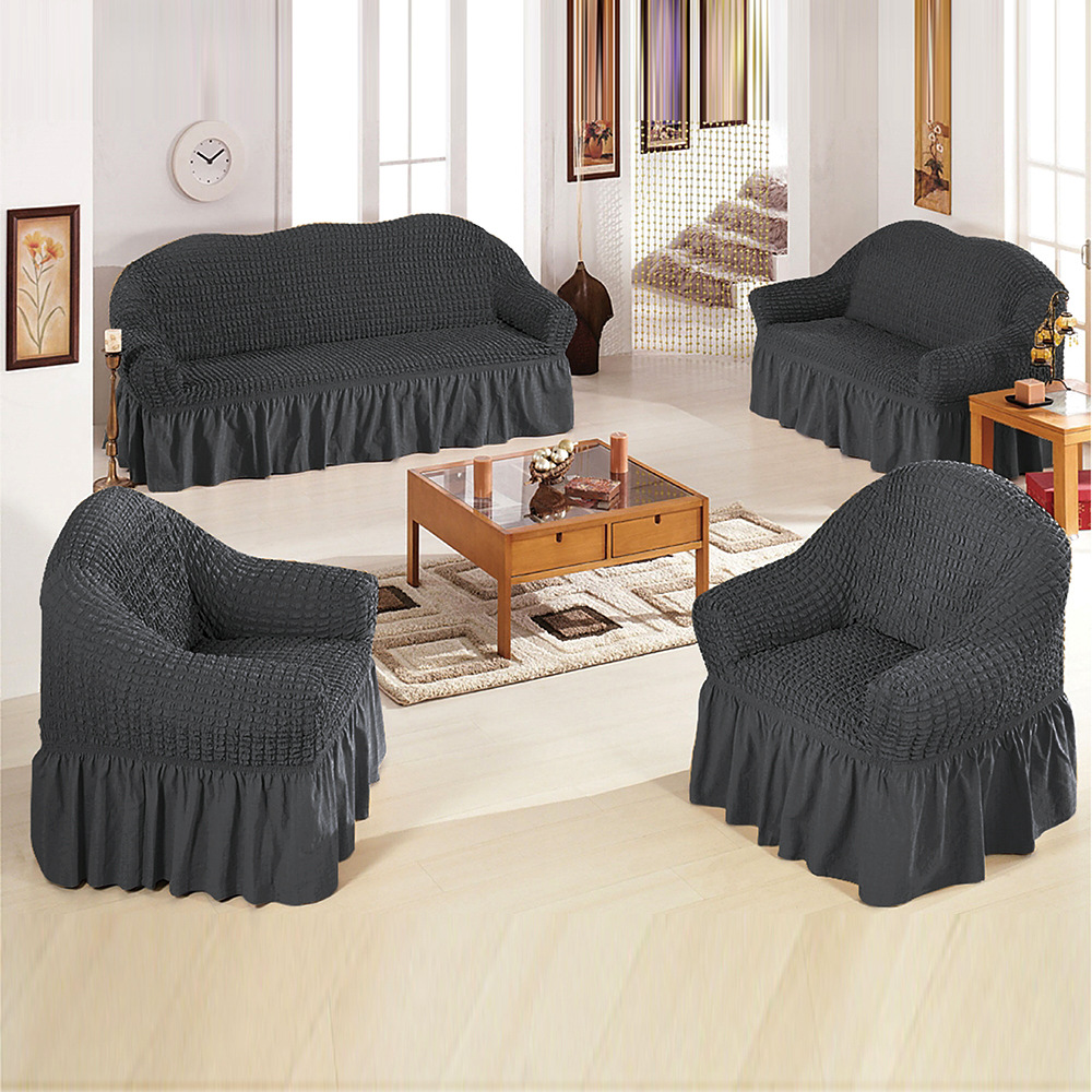 Elastic Seersucker Sofa Cover  - Home Decor Fallout 4 review and price