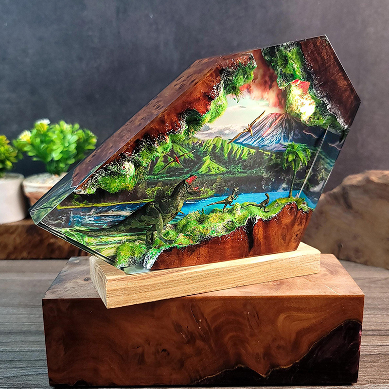 Table Resin Lamp Dinosaur Figu - Home Decor Lamp review and price
