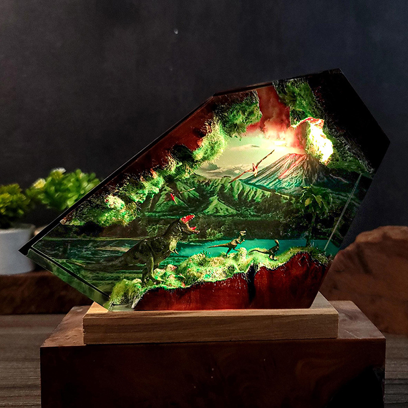 Table Resin Lamp Dinosaur Figu - Home Decor Lamp review and price