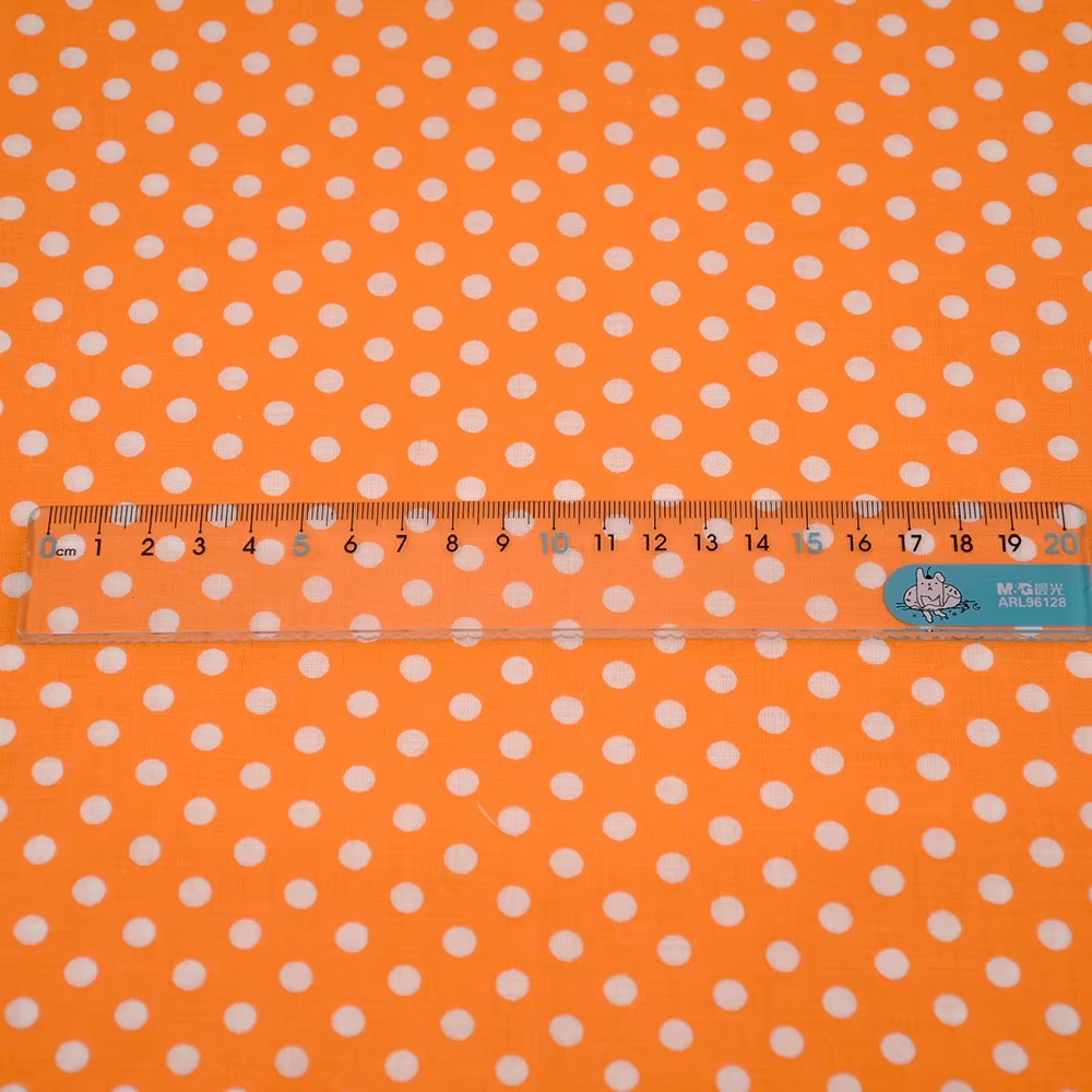 50X150CM White Orange Polka Do - Home Decor Orange review and price