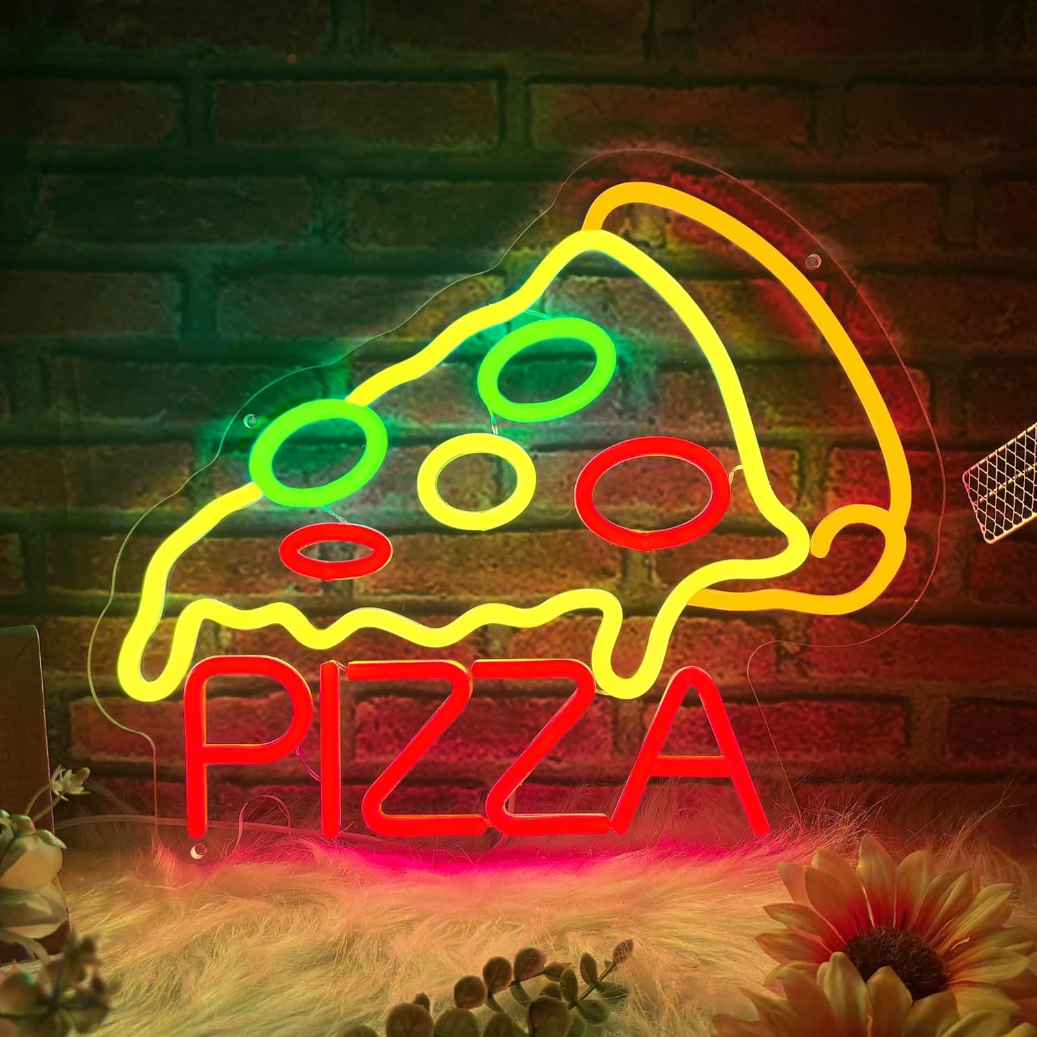 Pizza Neon Sign Business USB L - Home Decor Shop review and price