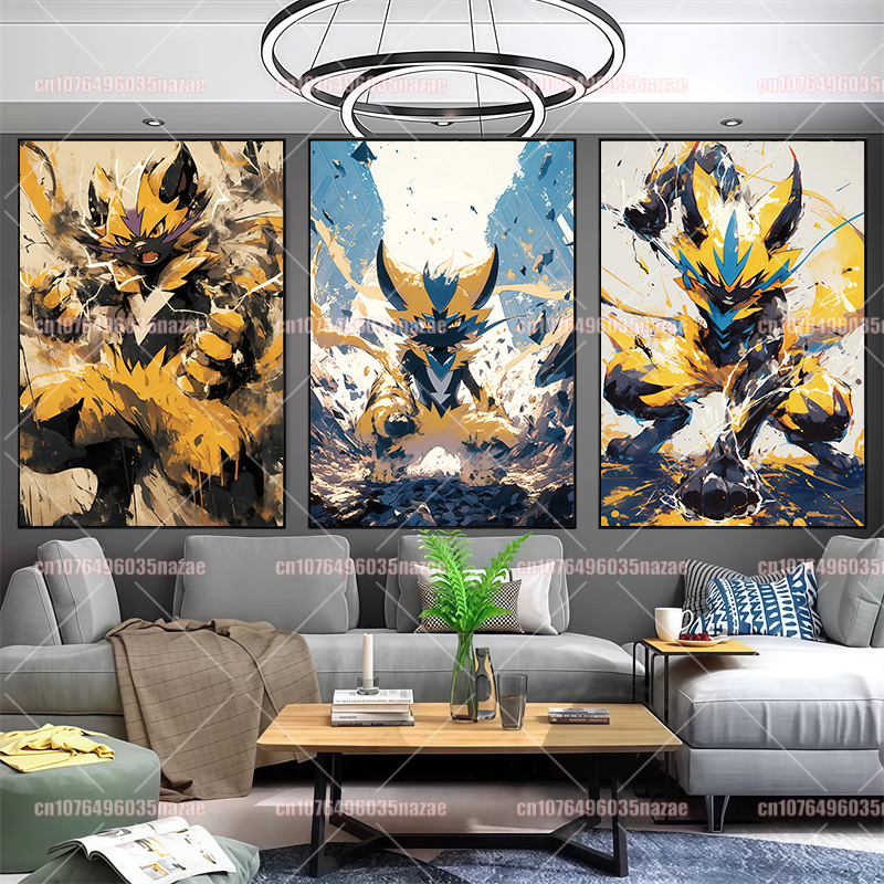 Anime Pokemon Canvas Painting  - Canvas Painting review and price