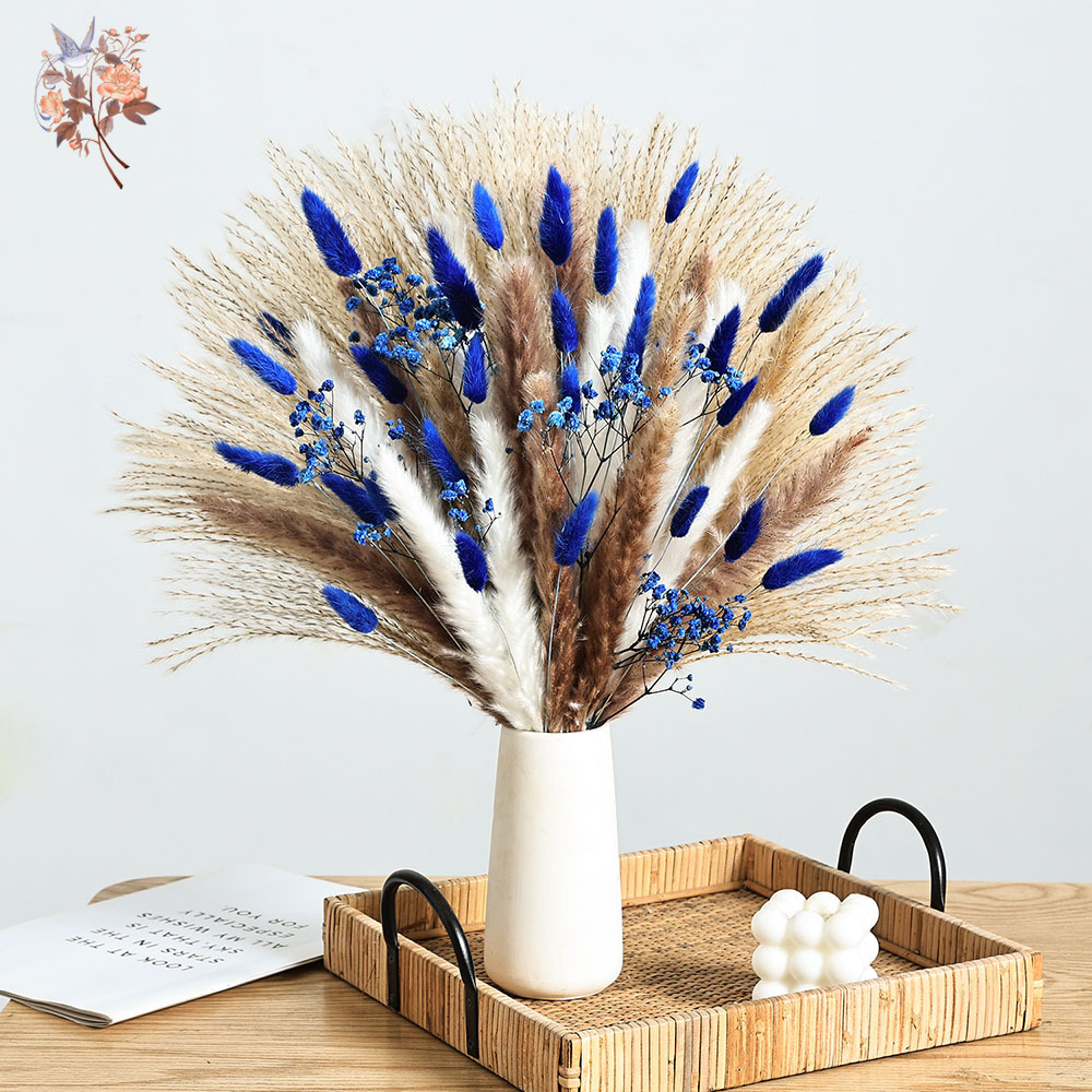 70 Stem Blue Fluffly Rabbit Ta - Dried Flower Bouquet review and price