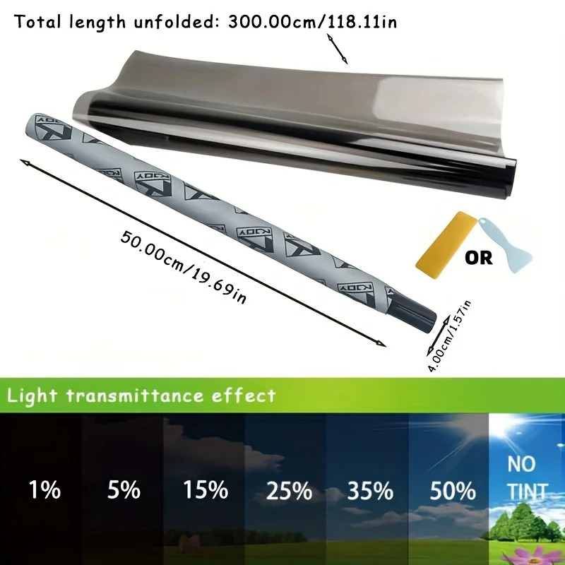 3Mx50CM VLT Black Car Window F - Home Decor Window Blinds review and price