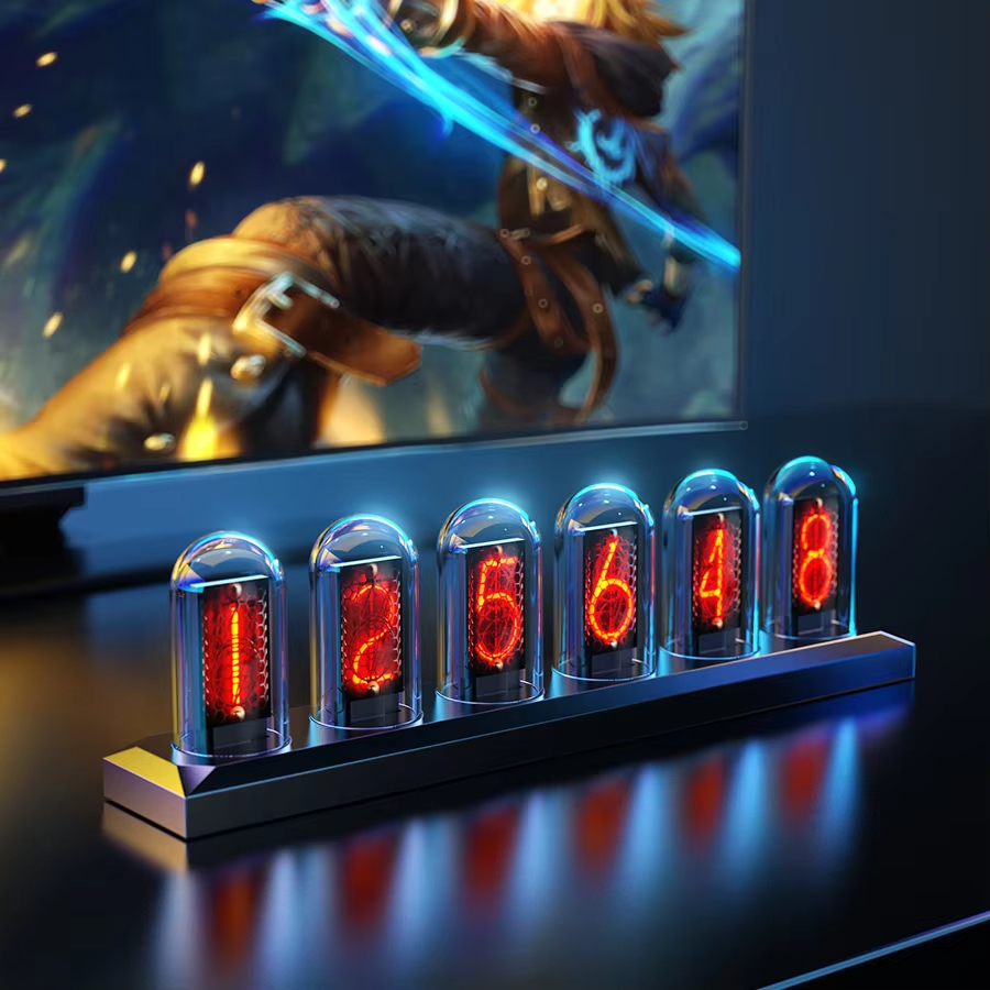 RGB Nixie Tube Clock LED Glows - Home Decor Diy Ideas review and price