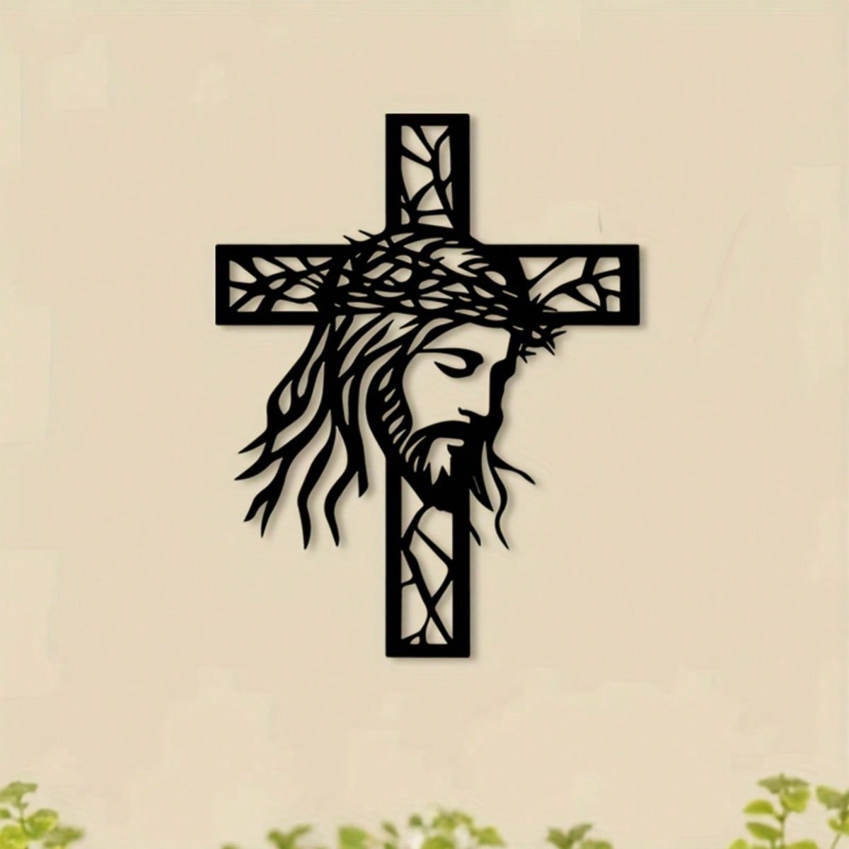 Iron Jesus Cross Wall Art - Me - Home Decor Jesus review and price