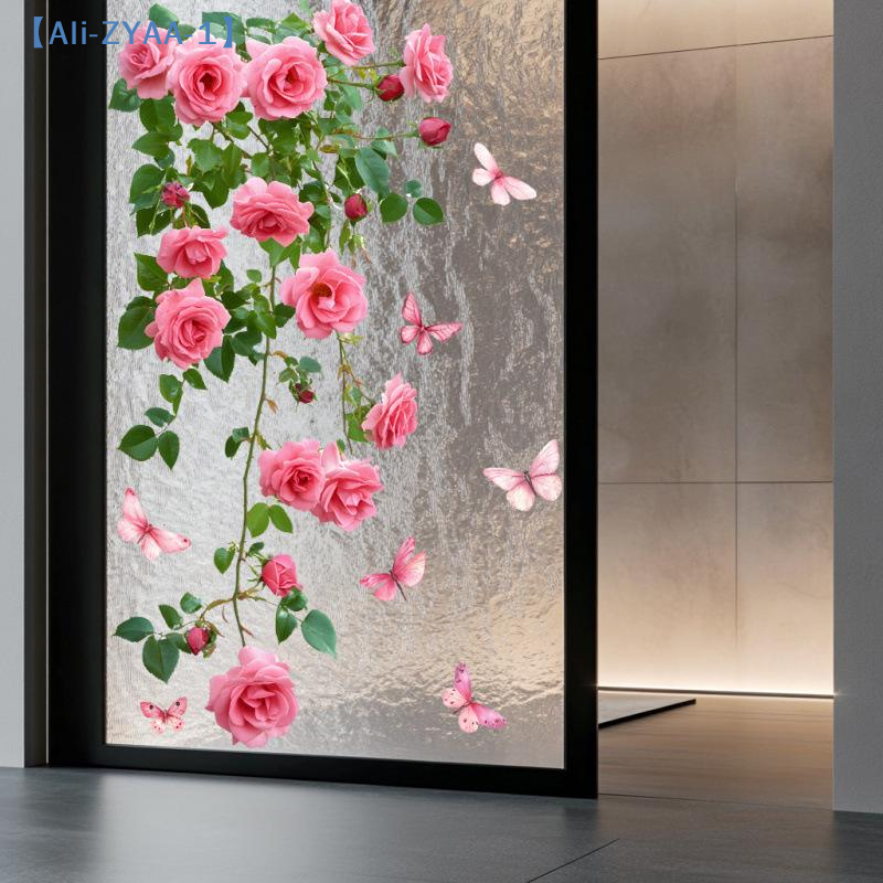 1PC Flower Vine Window Decal P - Home Decor Window Blinds review and price