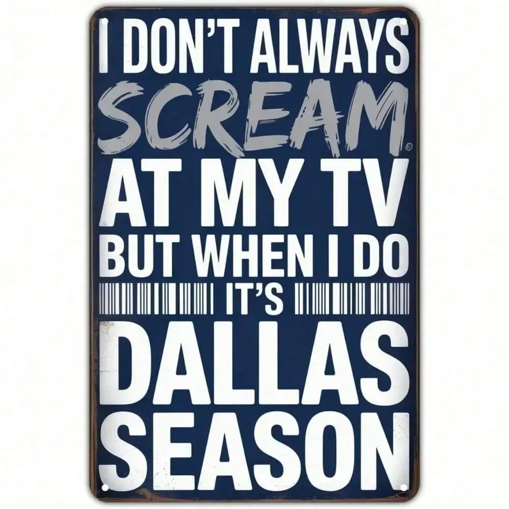 Dallas Cowboys Metal Tin Sign, - Home Decor Dallas review and price