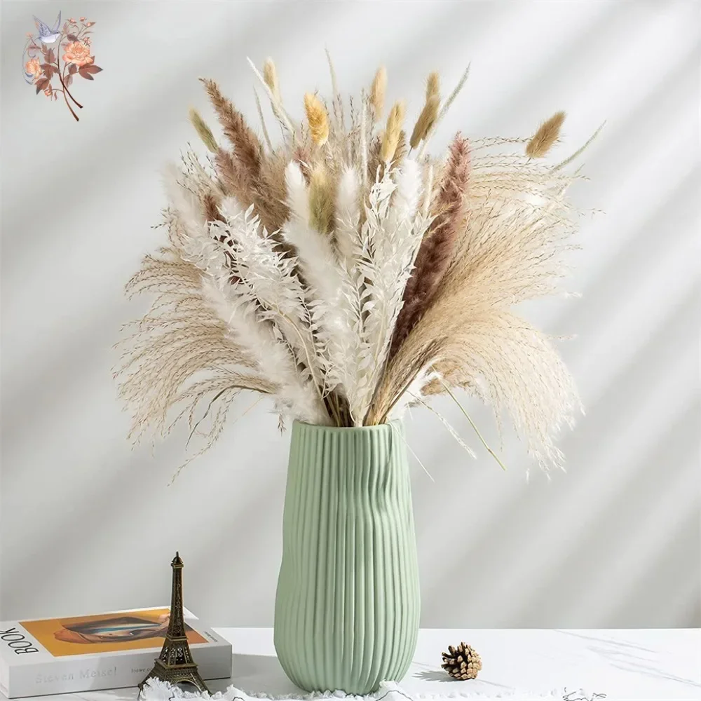 88pcs Natural Fluffy Dried Pam - Dried Flower Bouquet review and price