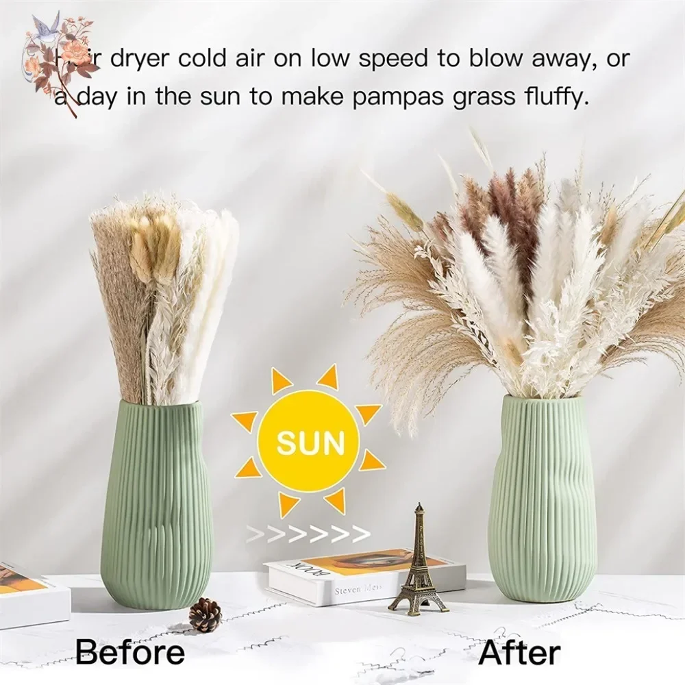 88pcs Natural Fluffy Dried Pam - Dried Flower Bouquet review and price