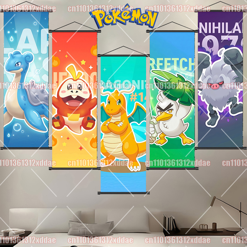Pokemon Scroll Painting Dragon - Canvas Painting review and price