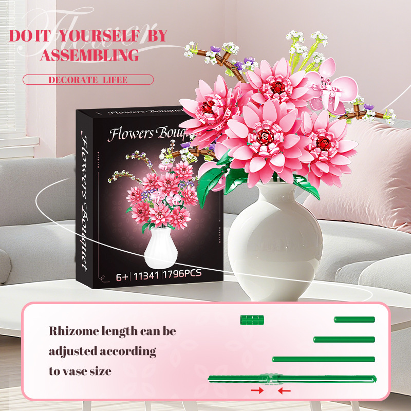 City Bunch of Flowers Building - Home Decor Diy Ideas review and price
