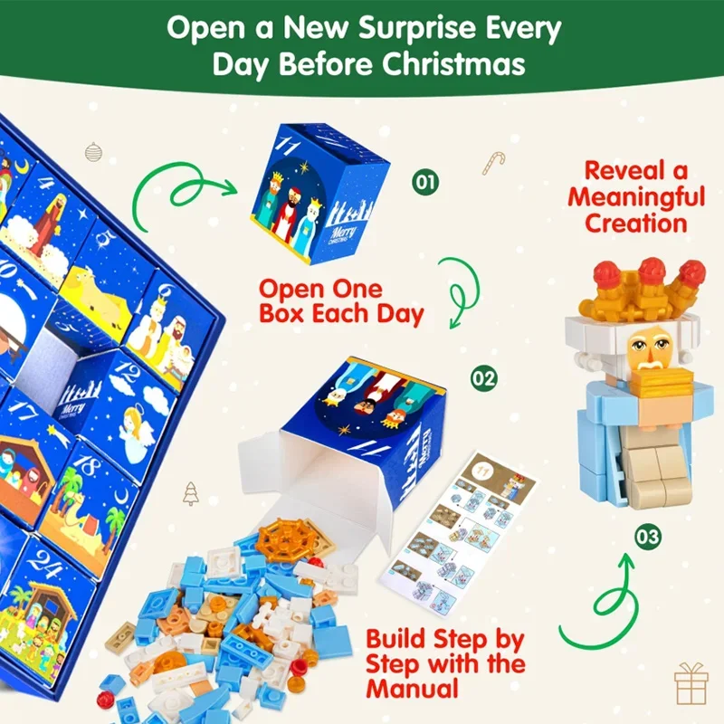 DIY Christmas Advent Calendar  - Home Decor Jesus review and price