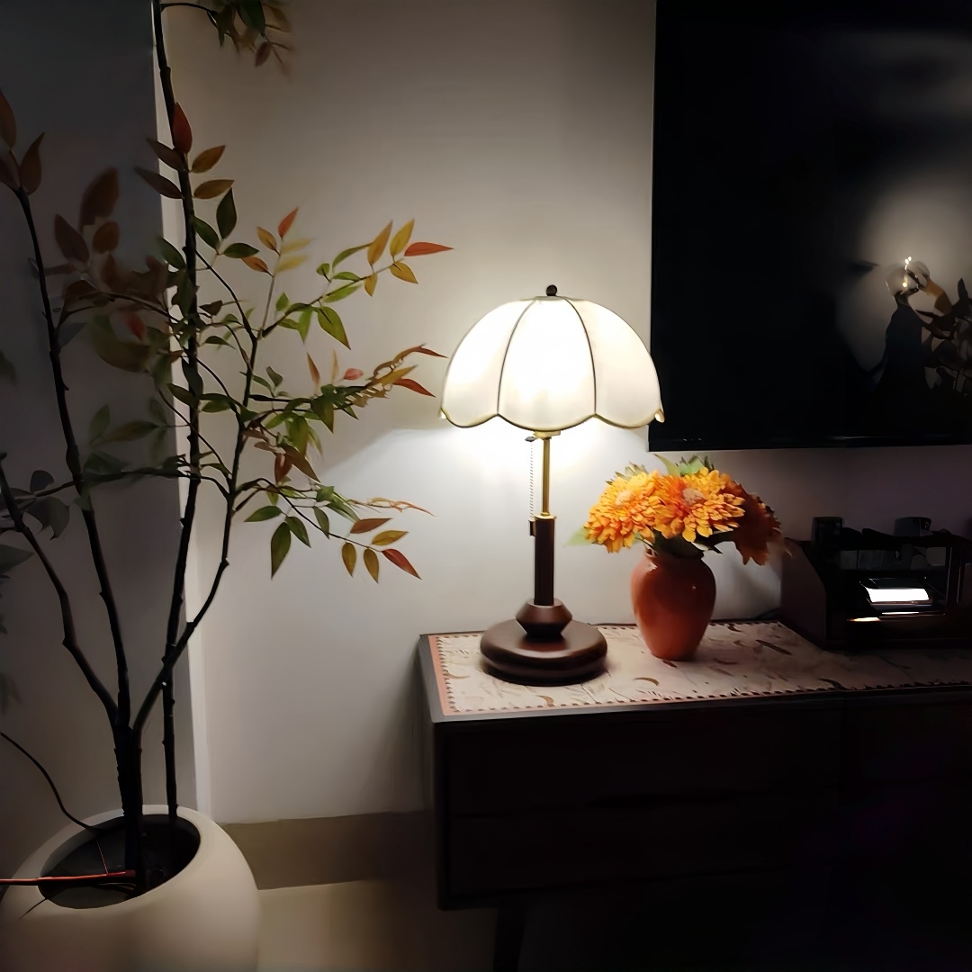 Vintage Mid-Century Floral Tab - Home Decor Lamp review and price