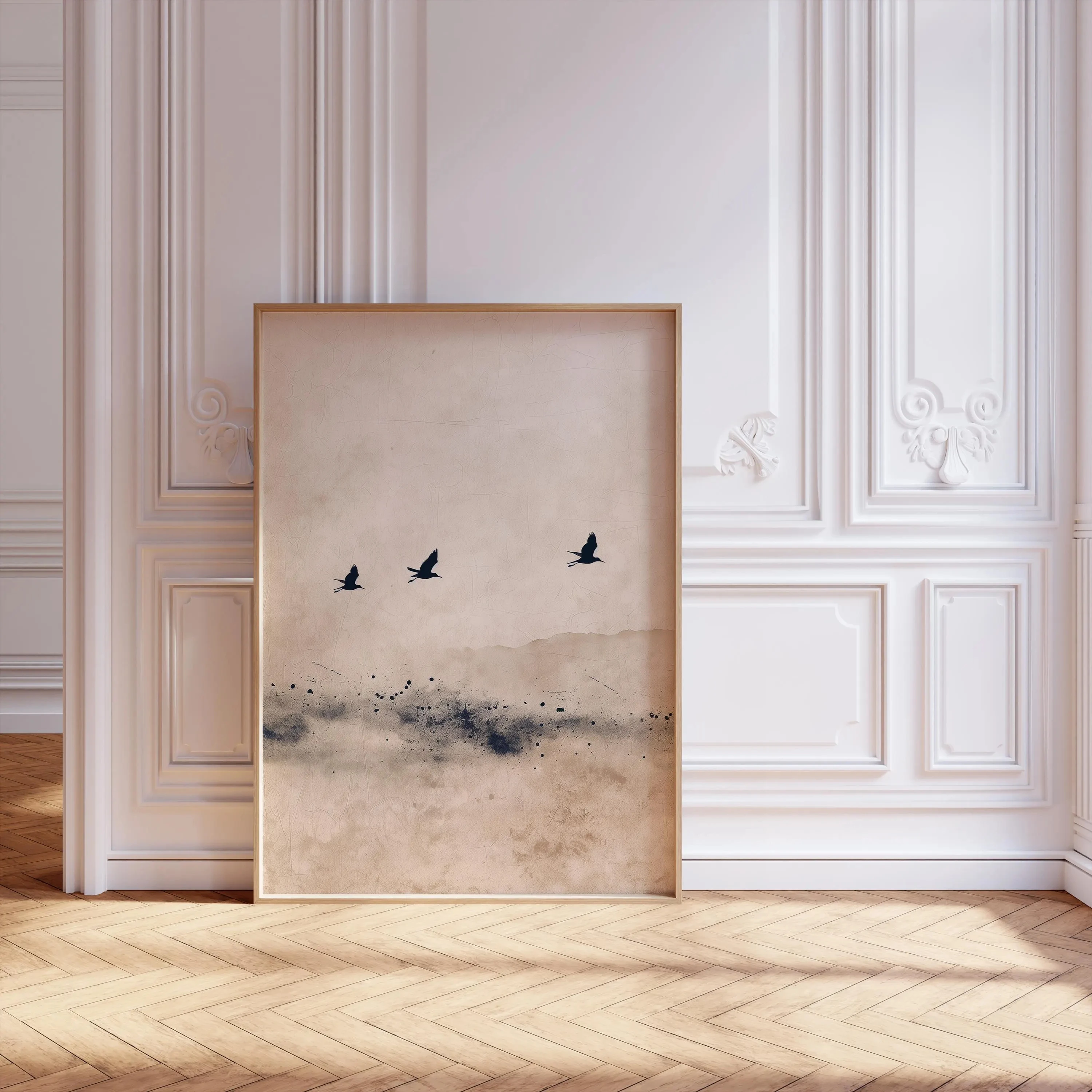 Japandi Poster Neutral Minimal - Home Decor Orange review and price