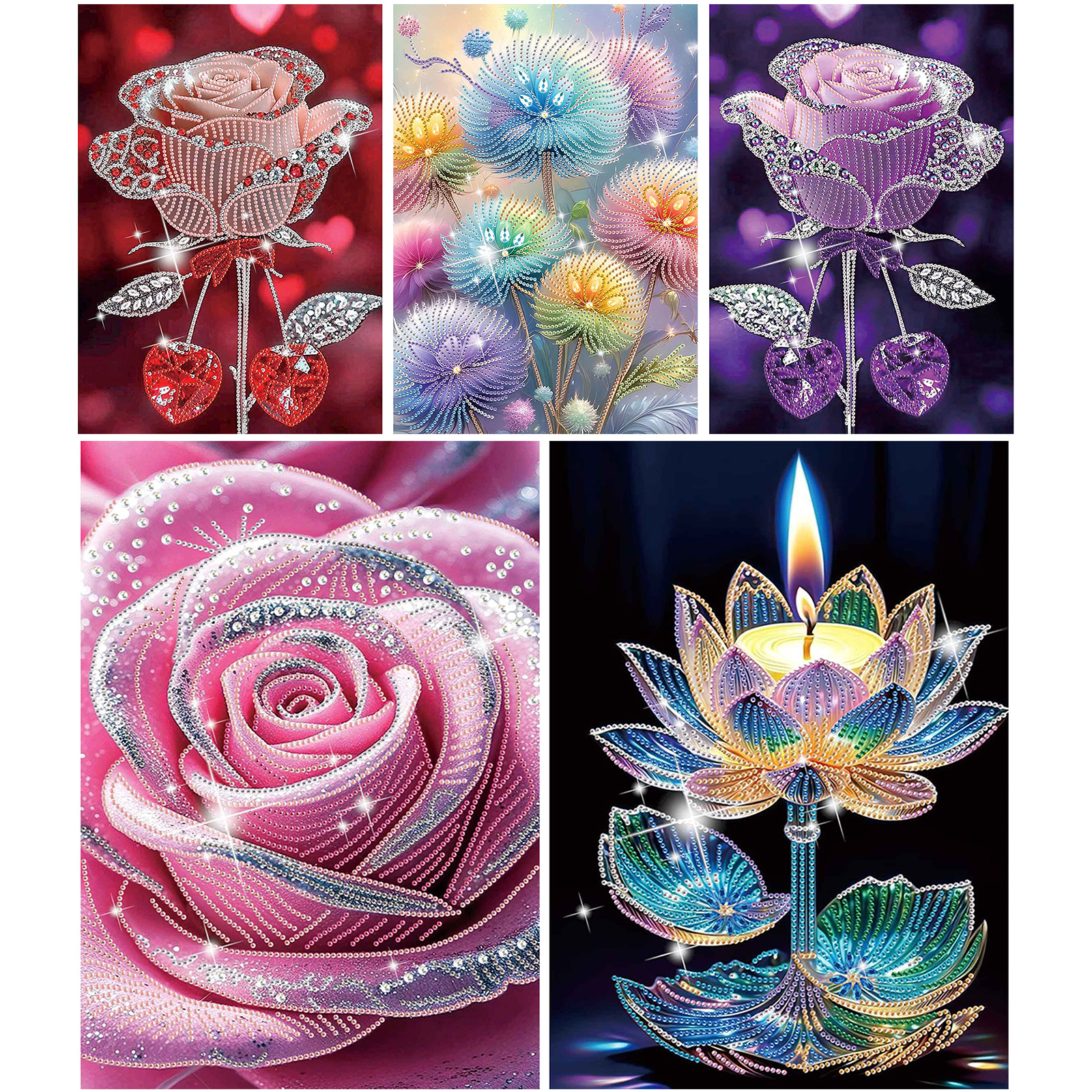 Dreamy Flower Partial DIY 5D S - Home Decor Diy Ideas review and price