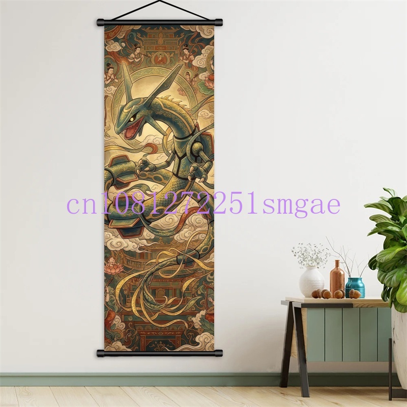Pokemon Anime Poster Scroll Pa - Canvas Painting review and price