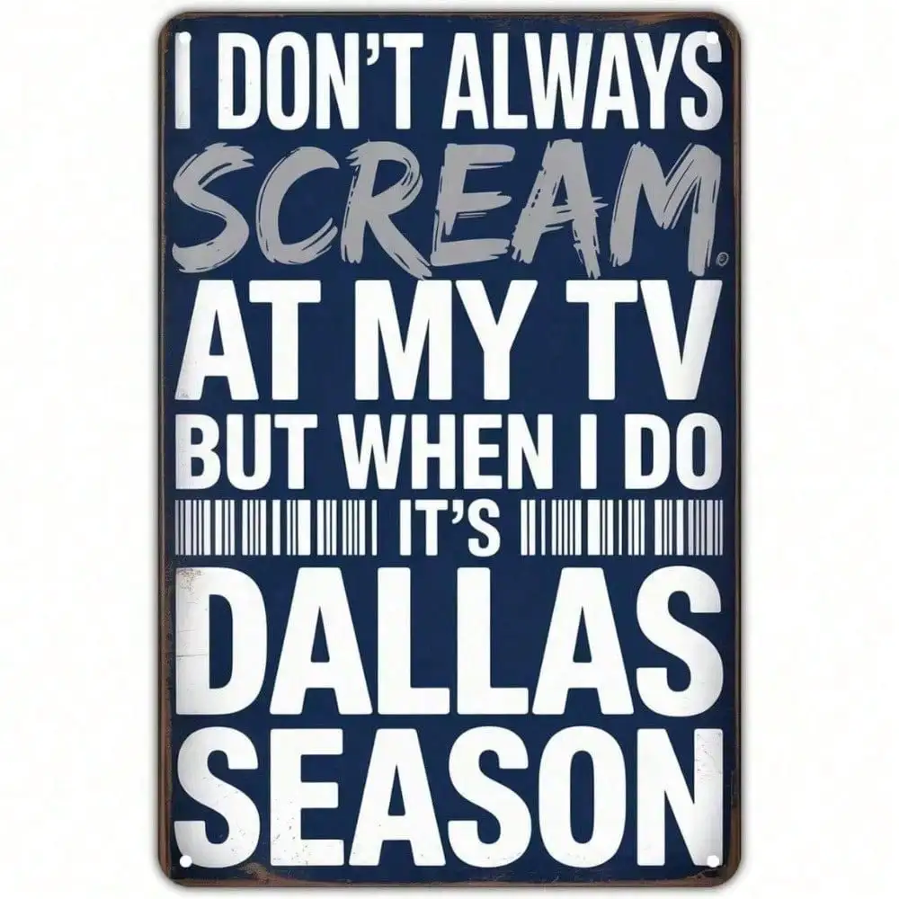 Dallas Cowboys Metal Tin Sign, - Home Decor Dallas review and price