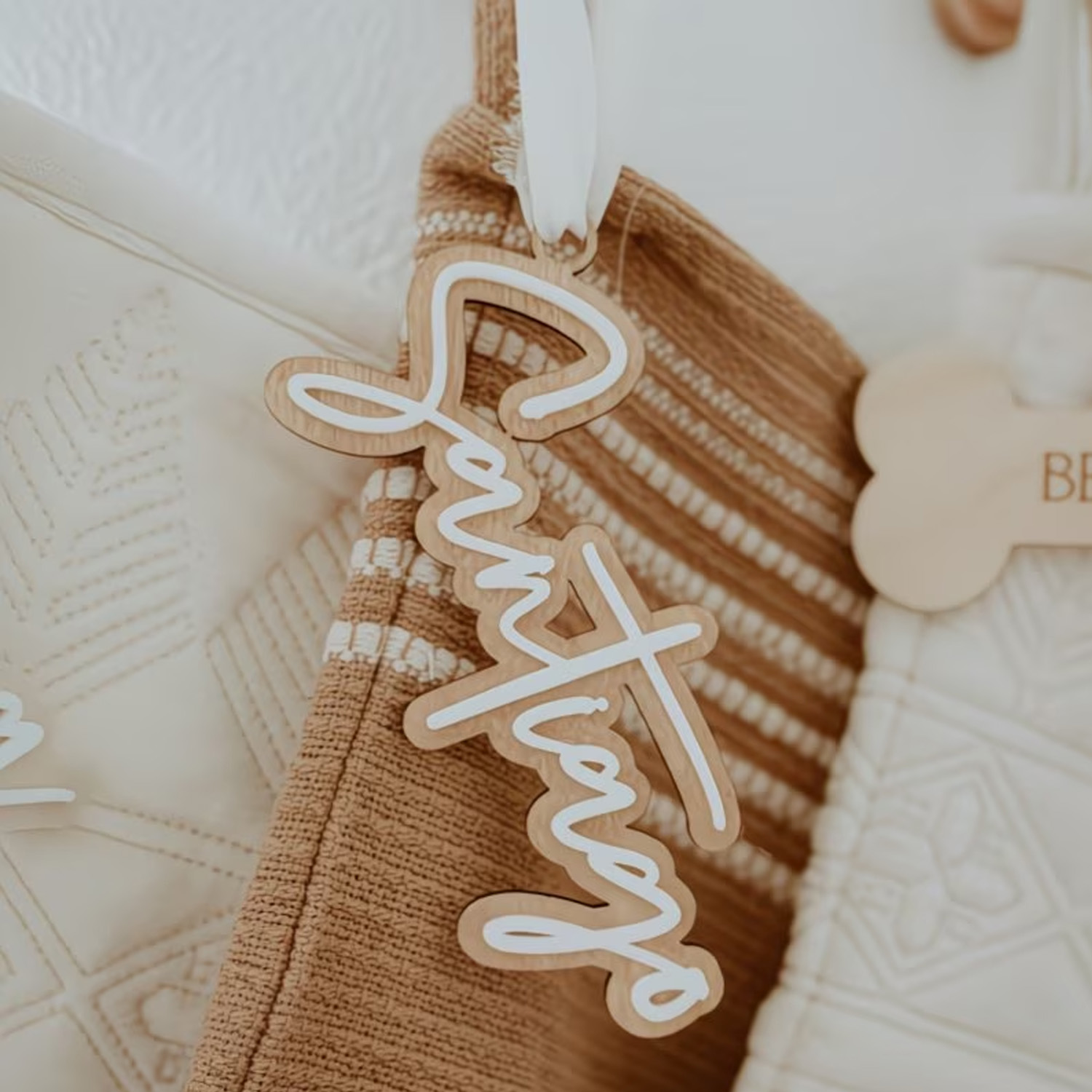 1Pc Custom Name Cute White Woo - Home Decor White review and price