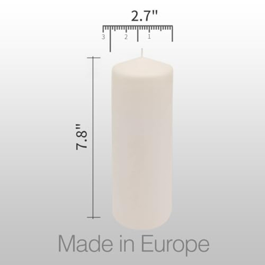 HomeLights Pillar Candles - 2. - Home Decor White review and price