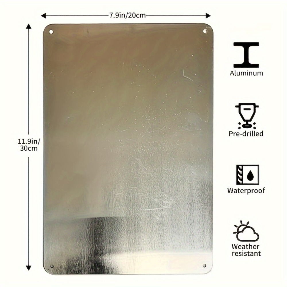 Customizable Rustproof Aluminu - Home Decor White review and price