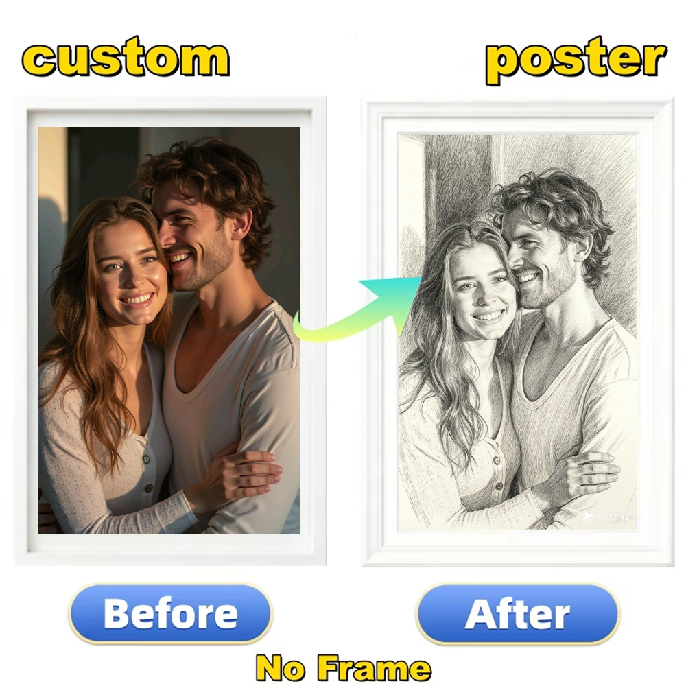 Custom photos to black and whi - Home Decor White review and price