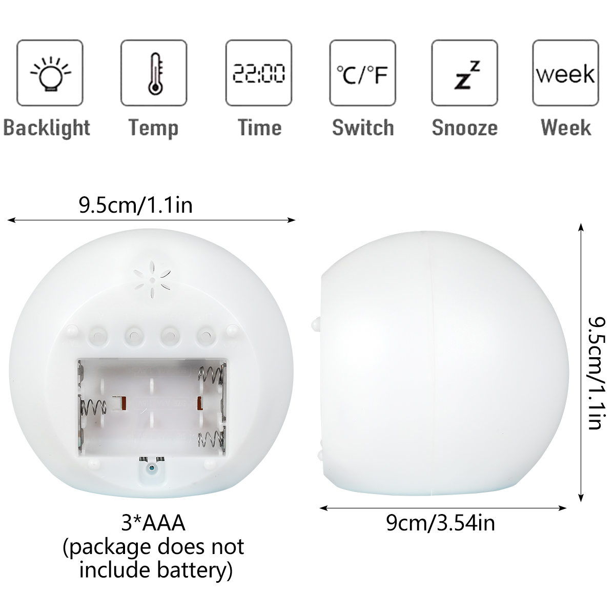 Kids Digital Alarm Clock LED M - Vintage Alarm Clock review and price