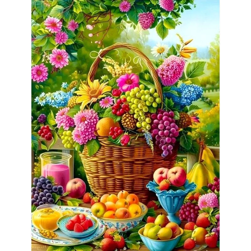 CHENISTORY Floral Basket Paint - Woven Wall Basket review and price