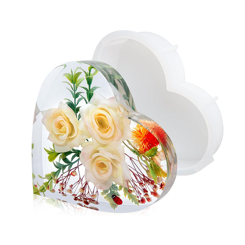 Large Heart Epoxy Resin Mold F - Dried Flower Bouquet review and price