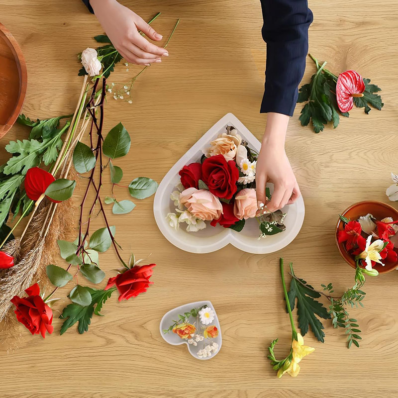 Large Heart Epoxy Resin Mold F - Dried Flower Bouquet review and price